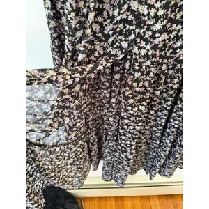 Lulu's Black & White Floral Side-Slit Maxi Skirt thumbnail 5