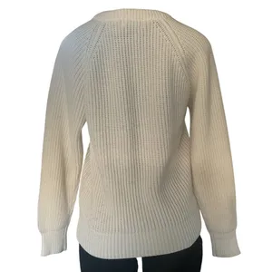 Vintage St. John’s Bay Cream Knit Pullover Sweater Women’s M Acrylic thumbnail 2