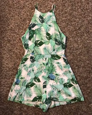 DO+BE leaf floral romper thumbnail 3