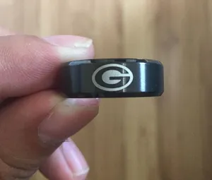 Black Green Bay Packers Ring thumbnail 3