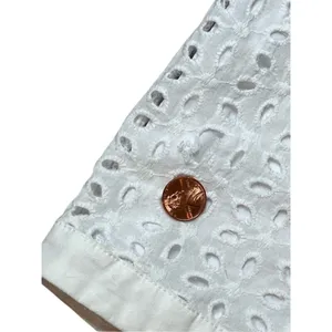 Francesca's Sleeveless Eyelet Lace White Lined Sheath‎ Dress SMALL Vanilla Girl thumbnail 14