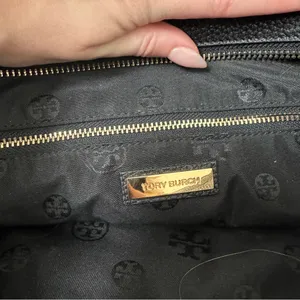 Tory Burch Thea Leather Tote Black w Tassels thumbnail 5