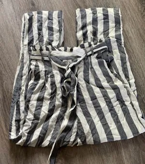 American Eagle Striped Pull On Pants Size XS thumbnail 1