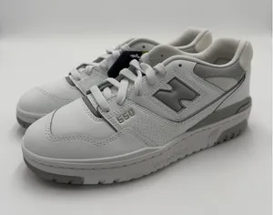 New Balance 550 White Rain Cloud BBW550BB Womens Size 8.5 Mens 7 Shoes NWOB thumbnail 1