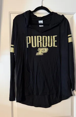 Purdue hoodie Black Size L thumbnail 1