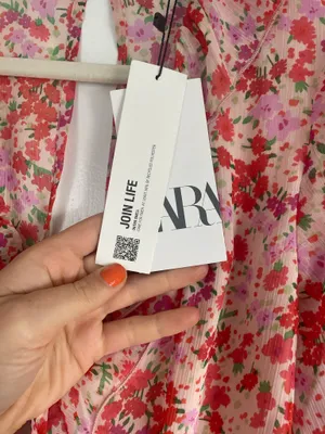 Zara floral romper thumbnail 3