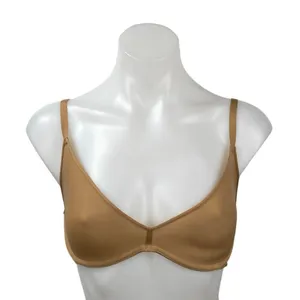 Skims Weightless Scoop Brown Medium Coverage Adjustable Underwire Demi Bra 32DD thumbnail 1