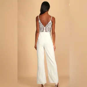 Lulu's Chic White Jumpsuit thumbnail 3