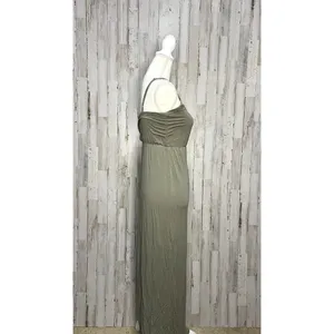 Lulus Women's XS Olive Green Maxi‎ Dress Party Cocktail Summer thumbnail 8