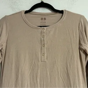 Kindred Bravely Riley Ribbed Bamboo Maternity & Nursing Nightgown Size Small thumbnail 6