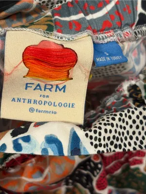 Farm Rio x Anthropologie Multi Color Toucan Jungle Patchwork Swing Shorts thumbnail 3