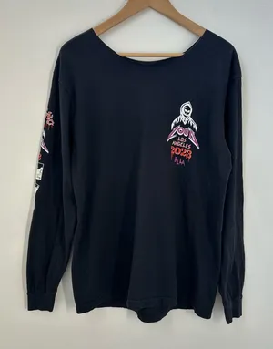 Rolling Loud Los Angeles off-the-shoulder graphic tee thumbnail 1