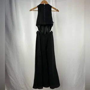 Lulus Open Back Sleevelss Flowing Midi Dress in‎ Black Size Small thumbnail 8