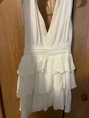 These Three Boutique Indie Collection White Formal Short Graduation Boutique Dress thumbnail 3