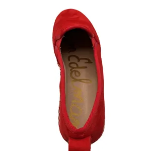 Sam Edelman Carrin Red Suede Espadrille Slip On Platform Sneakers Womens‎ 7M 37 thumbnail 3
