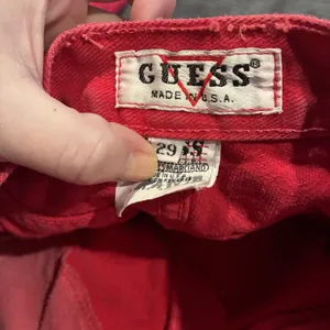 Guess by Georges Marciano Vintage Mid Rise Button Fly Red Jeans - Women's 29 thumbnail 11