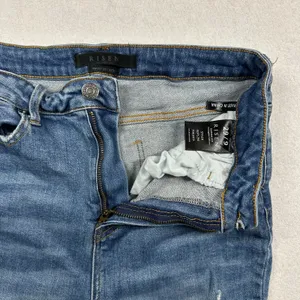 Risen Women’s High Rise Distressed Jeans Size 29 Raw Hem Skinny Ankle thumbnail 4