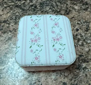 Altar'd State Floral Jewelry Box with Pink and Green Accents thumbnail 1