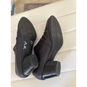 Baretraps‎ Reagen Womens 8M Black Ruched Slip On Block Heel Booties BTF18-10454 thumbnail 8