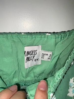 Princess Polly Green Floral Mini Dress thumbnail 3