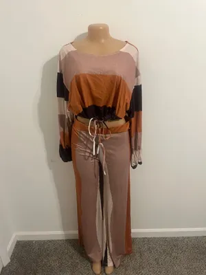 Loragal Destin" Multi Print Pant Set - SkinLux.XO Luxur.. thumbnail 3