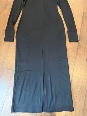 MARELLA Black Long-Sleeve Broome Dress Size Large NWT - C71-015 thumbnail 10