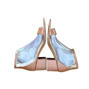 Steve Madden Womens Tan Patent Leather Block Heel Ankle Strap Sandals Size 9 thumbnail 5