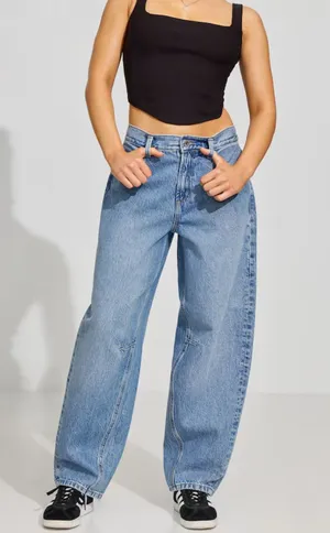 Garage Cotton High Rise Barrel Jeans Size 9/29 thumbnail 1