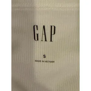 Gap Ribbed Baby Tee Women Small White NWT Eyelet Flutter Sleeve Boho Preppy thumbnail 7