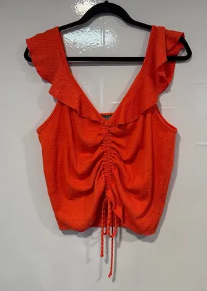 ARULA Orange Red Ruffle thumbnail 1