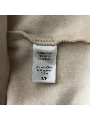 Eberjey Beige Crewneck Sweatshirt Women’s Small Cotton Blend Casual Long Sleeve thumbnail 4