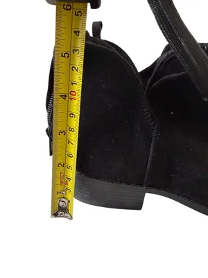 OLD NAVY Black Ankle Booties Boots Size 5 thumbnail 7