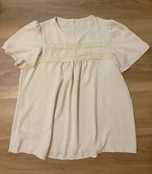 Blouse Tan Size XL thumbnail 1