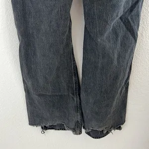 American Eagle 90s Bootcut Boot Cut Distressed Black Denim Jeans 4 thumbnail 7