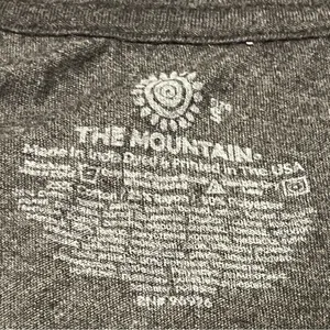 The Mountain Womens Size Small Grey Gray Short Sleeve Shirt Yoga‎ Zen Peaceful thumbnail 2
