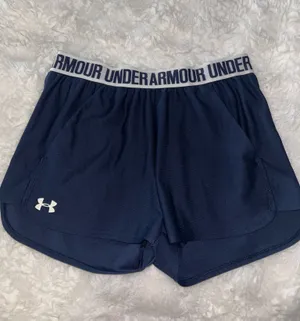 Navy Blue Under Armour Shorts with Pockets thumbnail 1