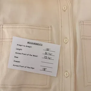 ZARA Natural Cream Shirtdress Mini Shirt Dress Buttons Pockets Twill Small thumbnail 14