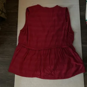 Lucky Brand Sleeveless Ruffle Top XL V-Neck Boho Indie Bohemian Festival Casual thumbnail 6