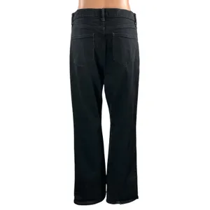 Uniqlo Women's Black High Waisted Flared Bootcut Relaxed Baggy Denim Jeans 28 thumbnail 3