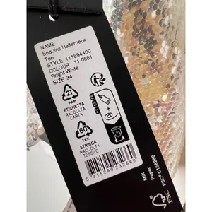 ROTATE Birger Christensen White‎ Sequin Halter Top & Pencil Midi Skirt Set NWT thumbnail 6