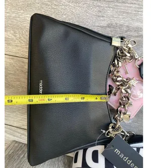 Madden Girl Charm Crossbody Bag with Bonus Pink Butterfly Wallet thumbnail 4
