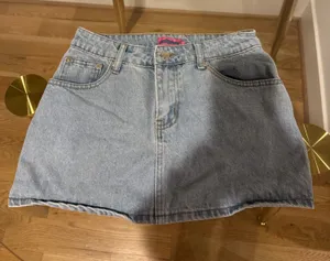 Edikted Denim Skirt Mini thumbnail 1
