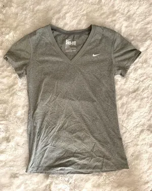 Nike Gray V Neck Dri-fit thumbnail 1