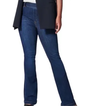 Womens SPANX Flare Jeans Midnight Shade thumbnail 2