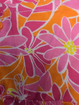 Lilly Pulitzer Pink Floral Halter Dress Size XL thumbnail 5