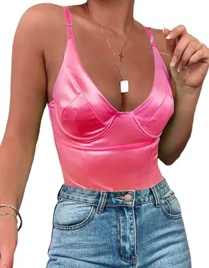 Pink Body Suit Size M thumbnail 1