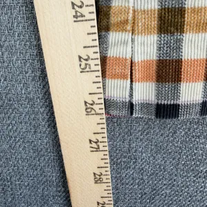 Anthropologie Essential Collection Plaid Corduroy Straight Leg Trouser Pant 12 thumbnail 8