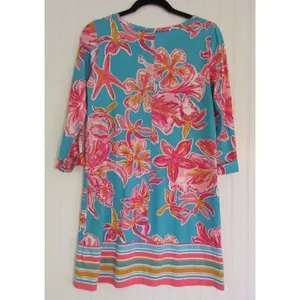 Lilly Pulitzer Dress Tab Sleeves Size Small thumbnail 2