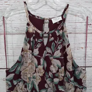 Sienna Sky Floral Midi Dress Sz L thumbnail 4