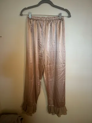 Gold Satin Pajama Set thumbnail 4